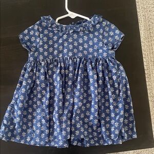 Ralph Lauren Blue Floral Kids Dress
